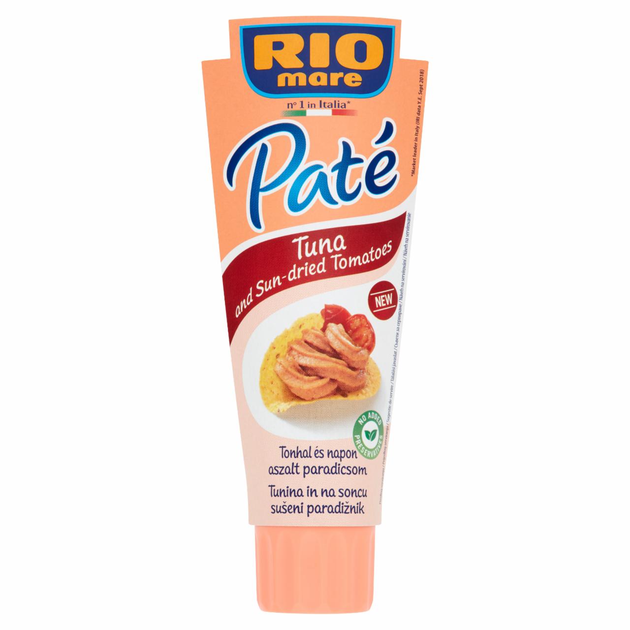 Képek - Rio Mare tonhalpástétom napon szárított paradicsommal 100 g