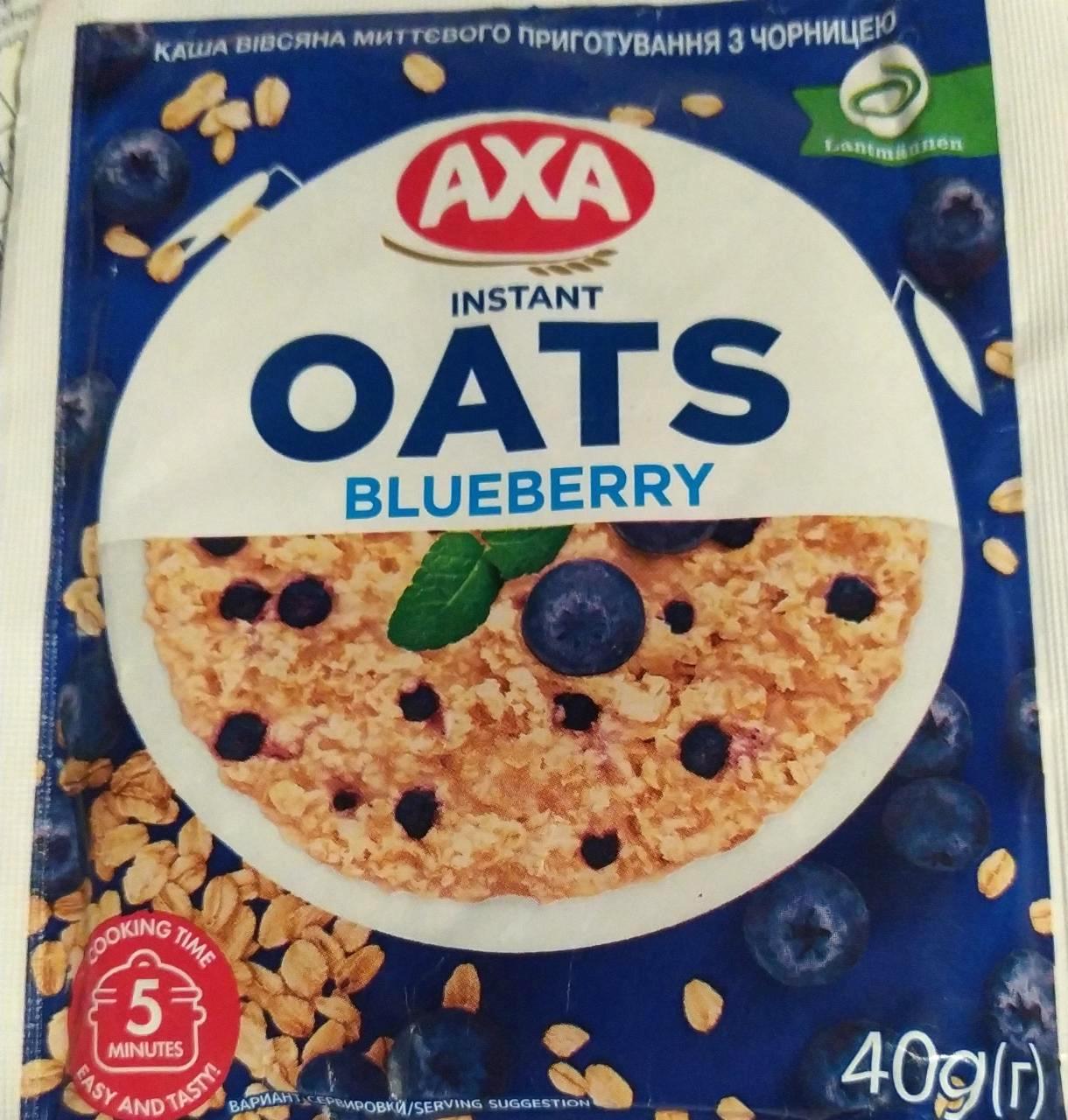 Képek - Instant oats blueberry Axa