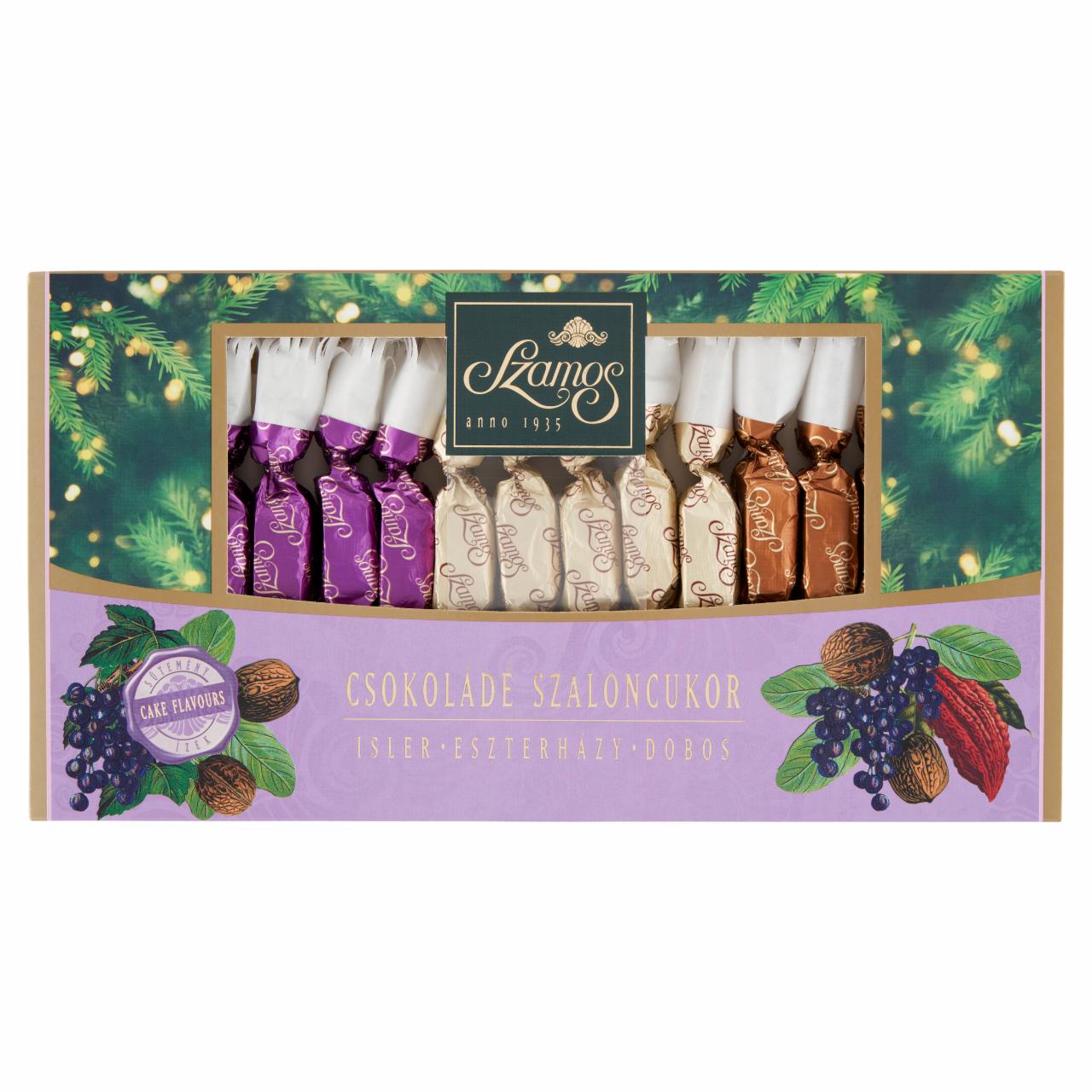 Képek - Szamos töltött csokoládé szaloncukor válogatás sütemény ízekkel 140 g
