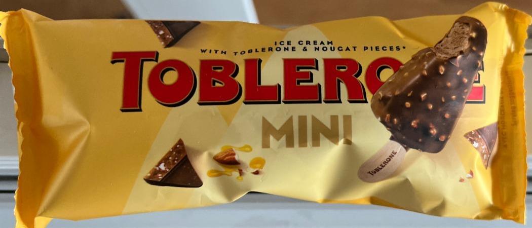 Képek - Toblerone csokoládés-mézes jégkrém mézes-mandulanugátos tejcsokoládé darabokkal 6 x 50 ml (300 ml)