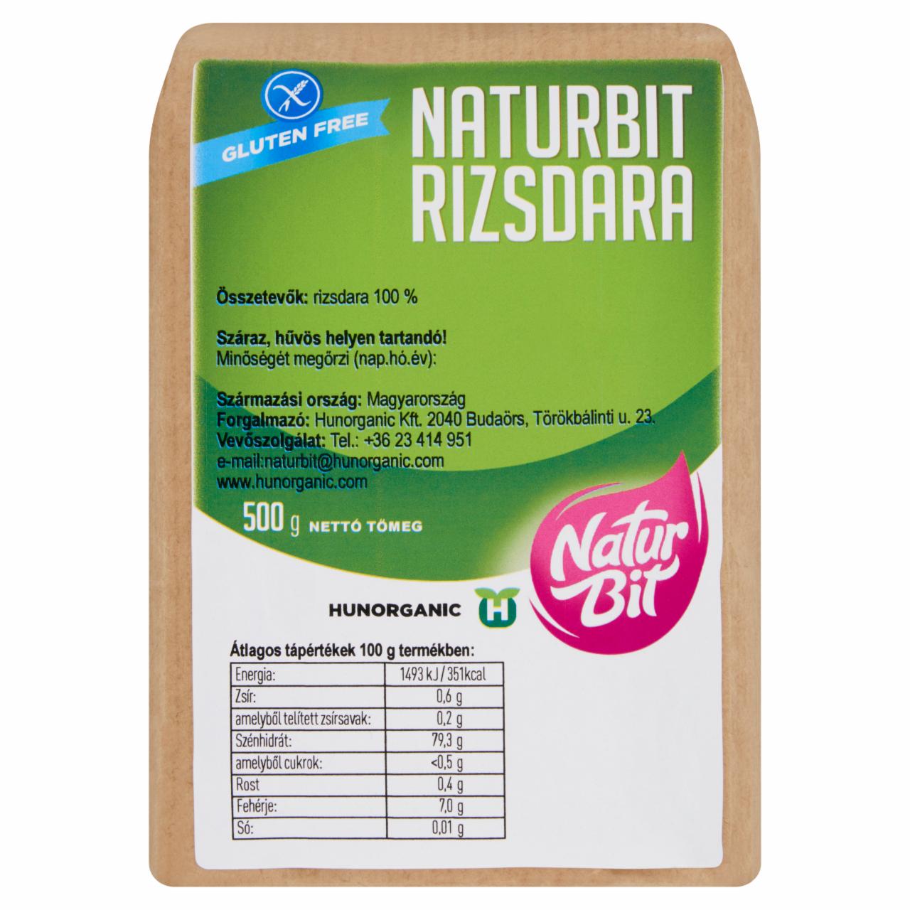 Képek - Naturbit rizsdara 500 g