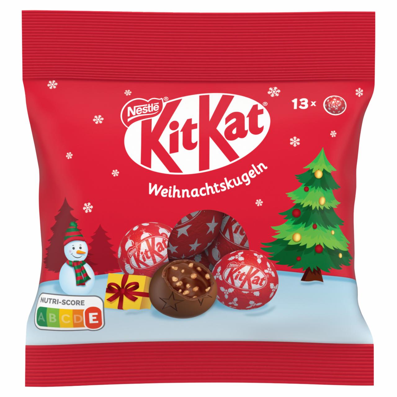 Képek - KitKat tejcsokoládé zsírszegény kakaós krémmel, rizspehellyel kekszporral 91 g