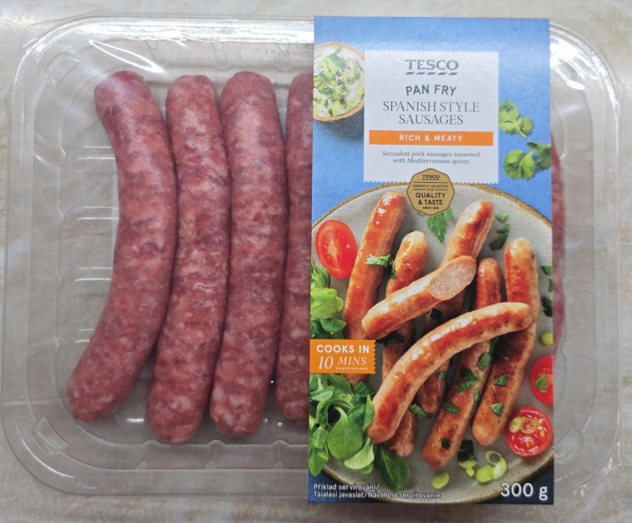 Képek - Pan Fry Spanish style sausages TESCO