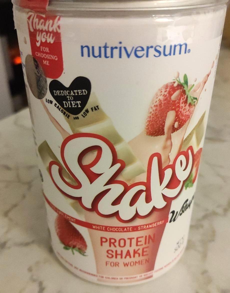 Képek - Protein shake for women White chocolate - strawberry Nutriversum