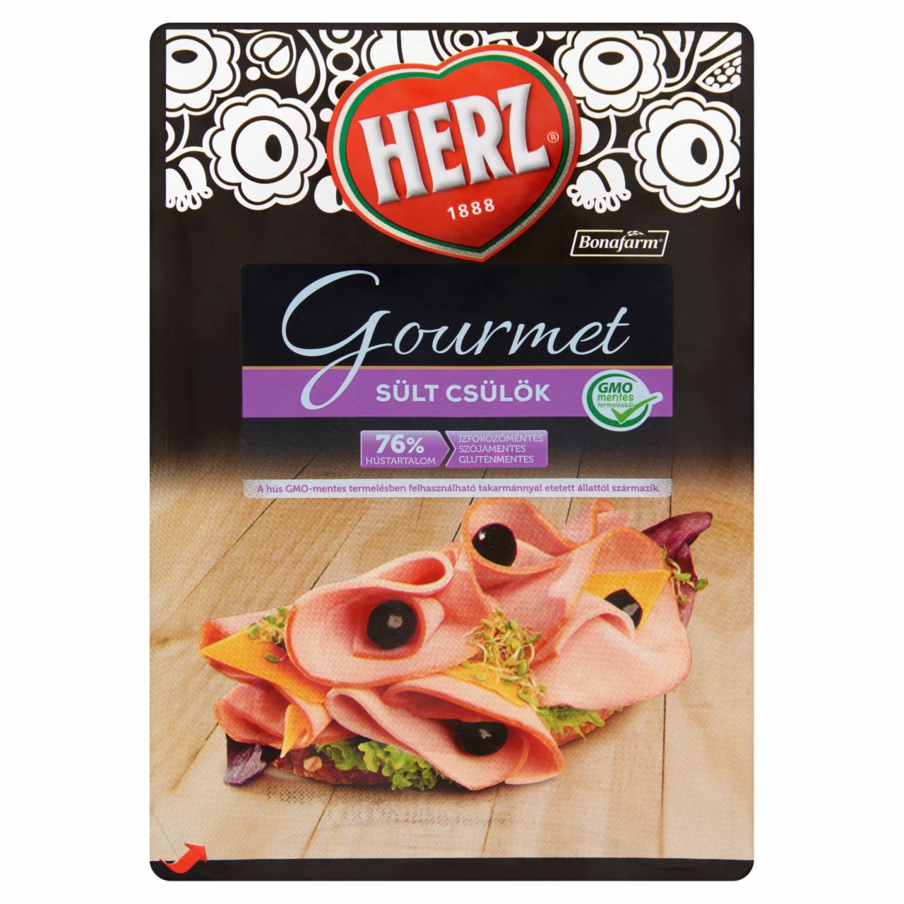 Képek - HERZ Gourmet szeletelt sült csülök 100 g