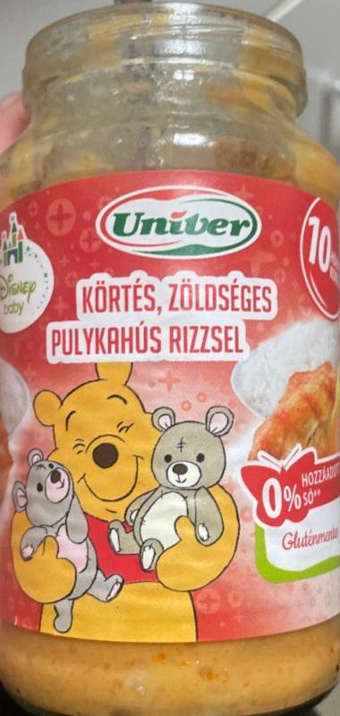 Képek - Körtés zöldséges pulykahús rizzsel Univer