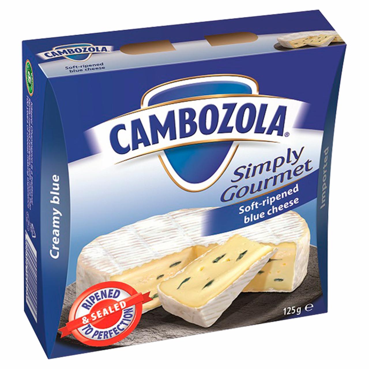 Képek - Cambozola kék penészes zsírdús lágysajt 125 g