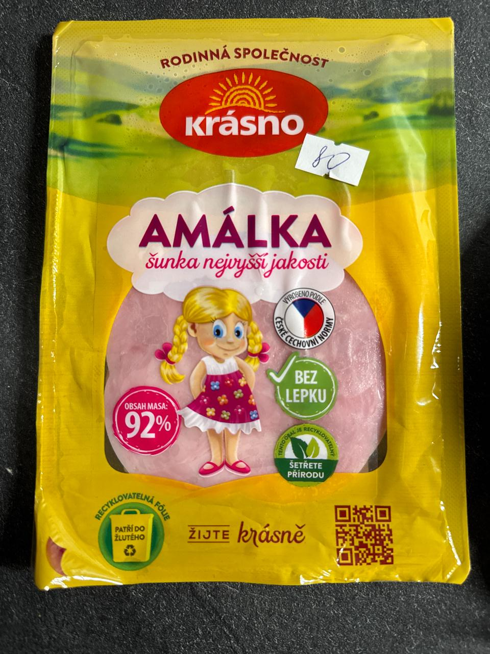 Képek - Amálka šunka nejvyšší jakosti 92% masa Krásno