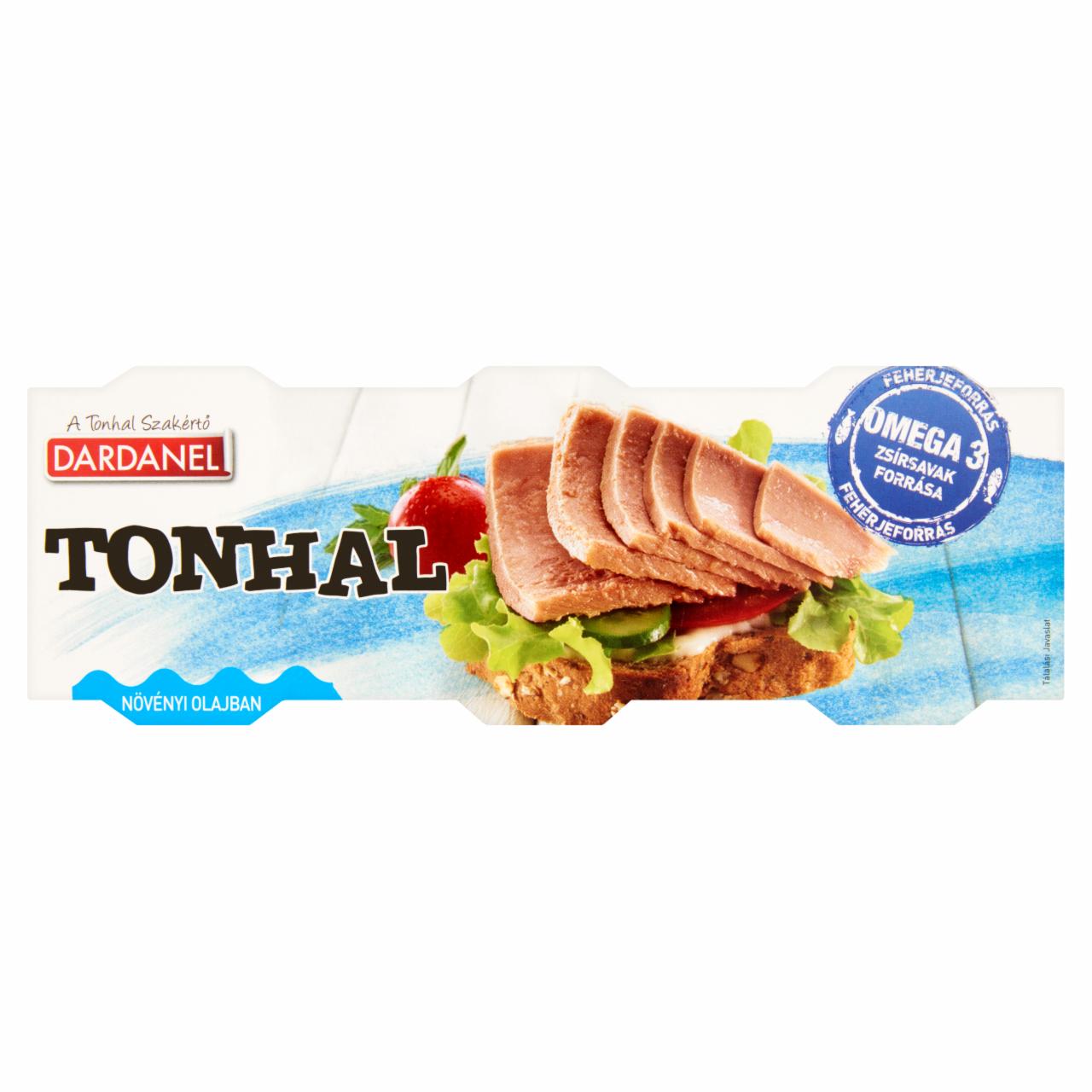 Képek - Dardanel tonhal törzsdarabok növényi olajban 3 x 80 g