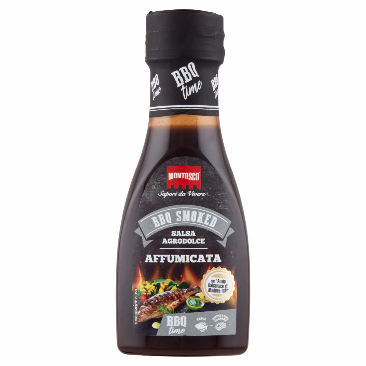 Képek - Montosco modenai balzsamecet IGP füstös BBQ ízesítéssel 250 ml