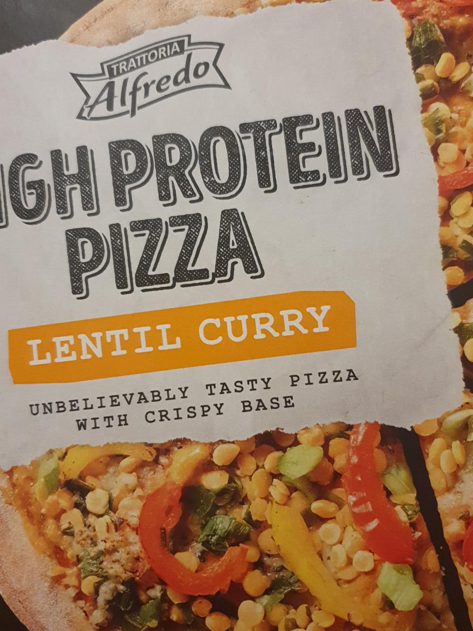 Képek - High Protein Pizza Lentil Curry Trattoria Alfredo