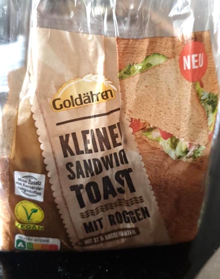 Képek - Kleiner sandwich toast mit roggen Goldähren