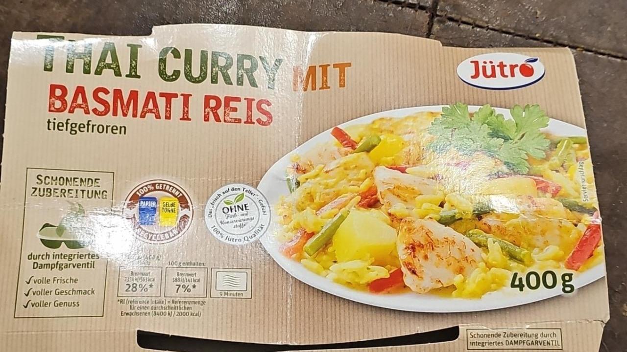 Képek - Thai curry mit basmati reis tiefgefroren Jütro