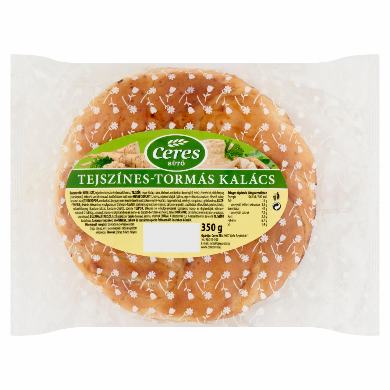 Képek - Ceres tejszínes-tormás kalács 350 g