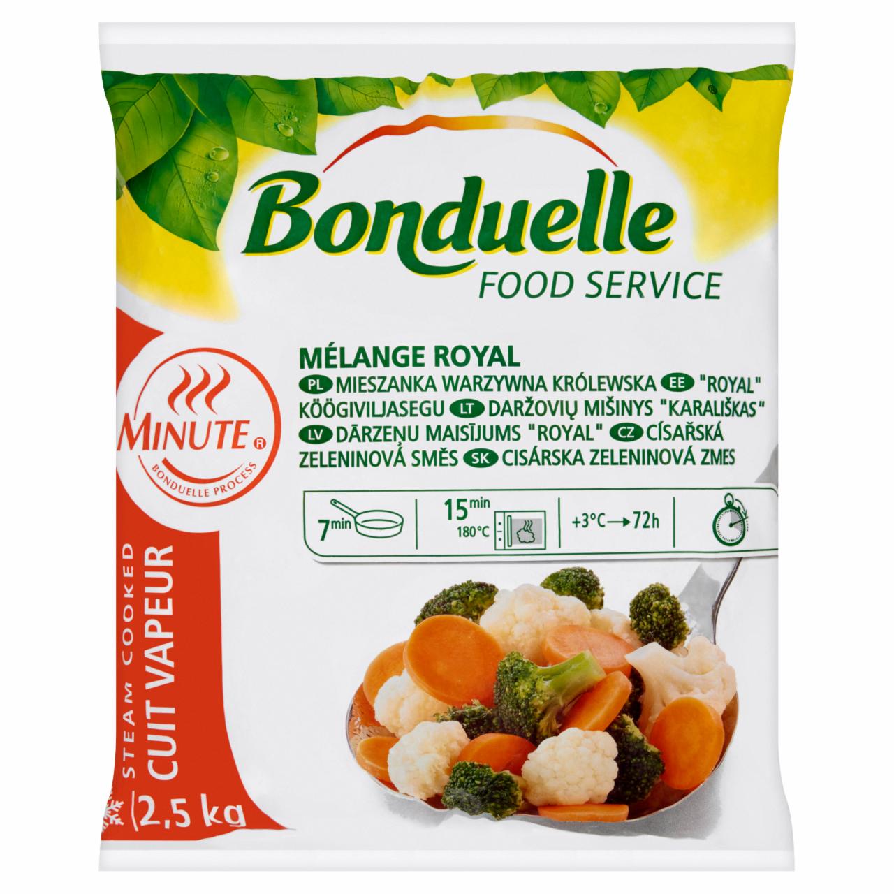 Képek - Bonduelle Food Service Minute Mélange Royal gyorsfagyasztott zöldségkeverék 2,5 kg