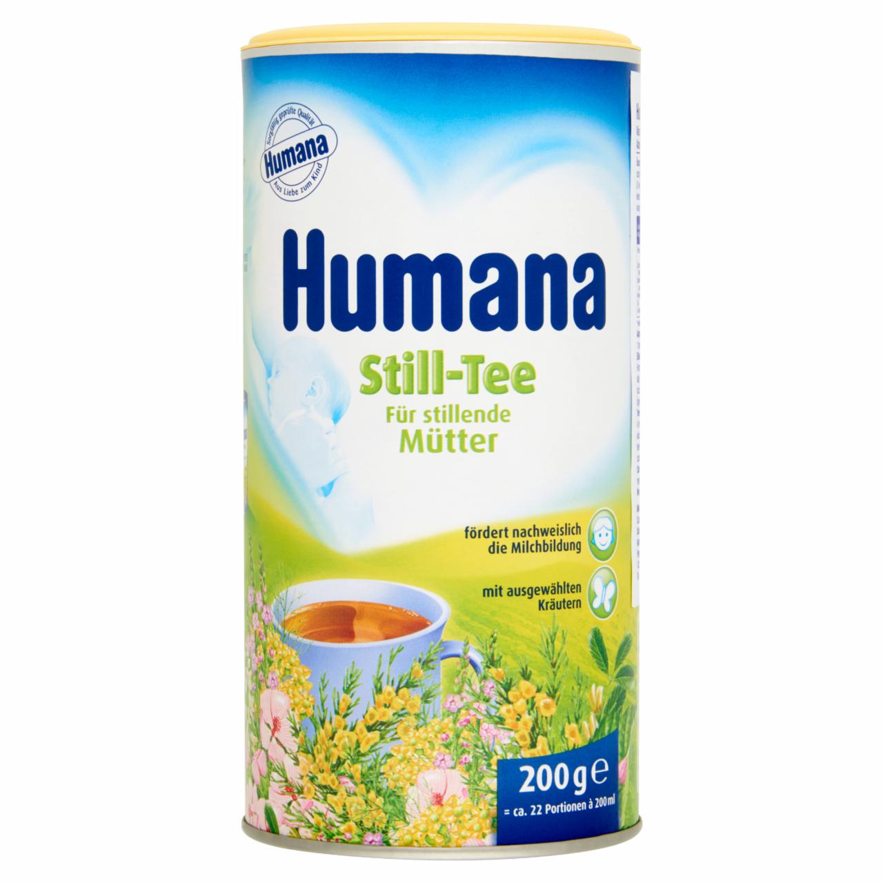 Képek - Humana szoptatós teagranulátum várandós és szoptató kismamáknak C-vitaminnal 200 g