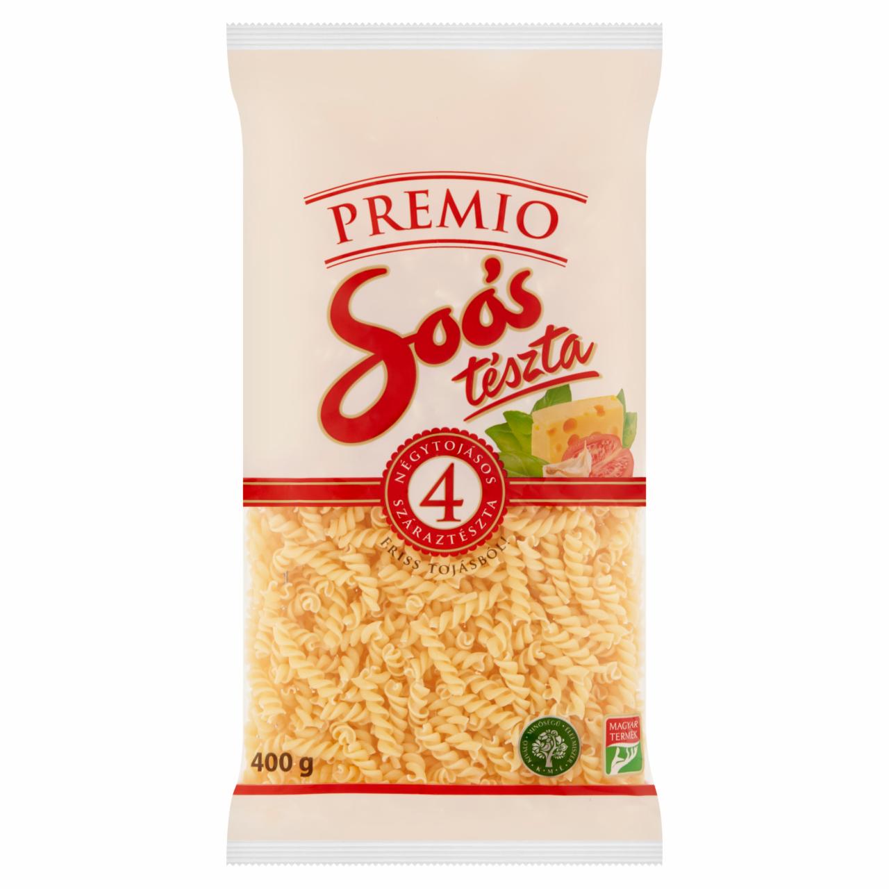 Képek - Soós Premio orsó négytojásos száraztészta 400 g