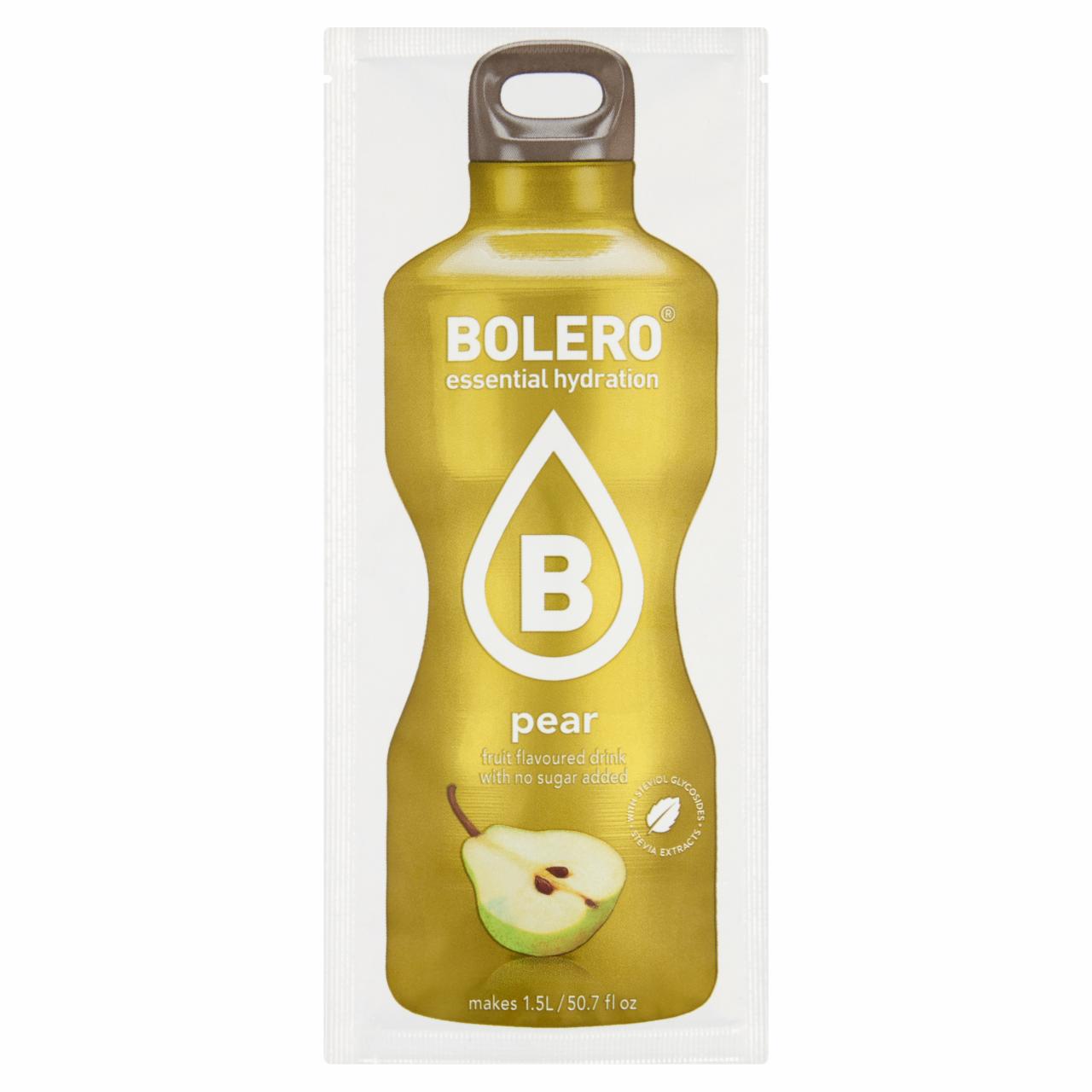 Képek - Bolero körte ízesítésű italpor édesítőszerekkel 9 g