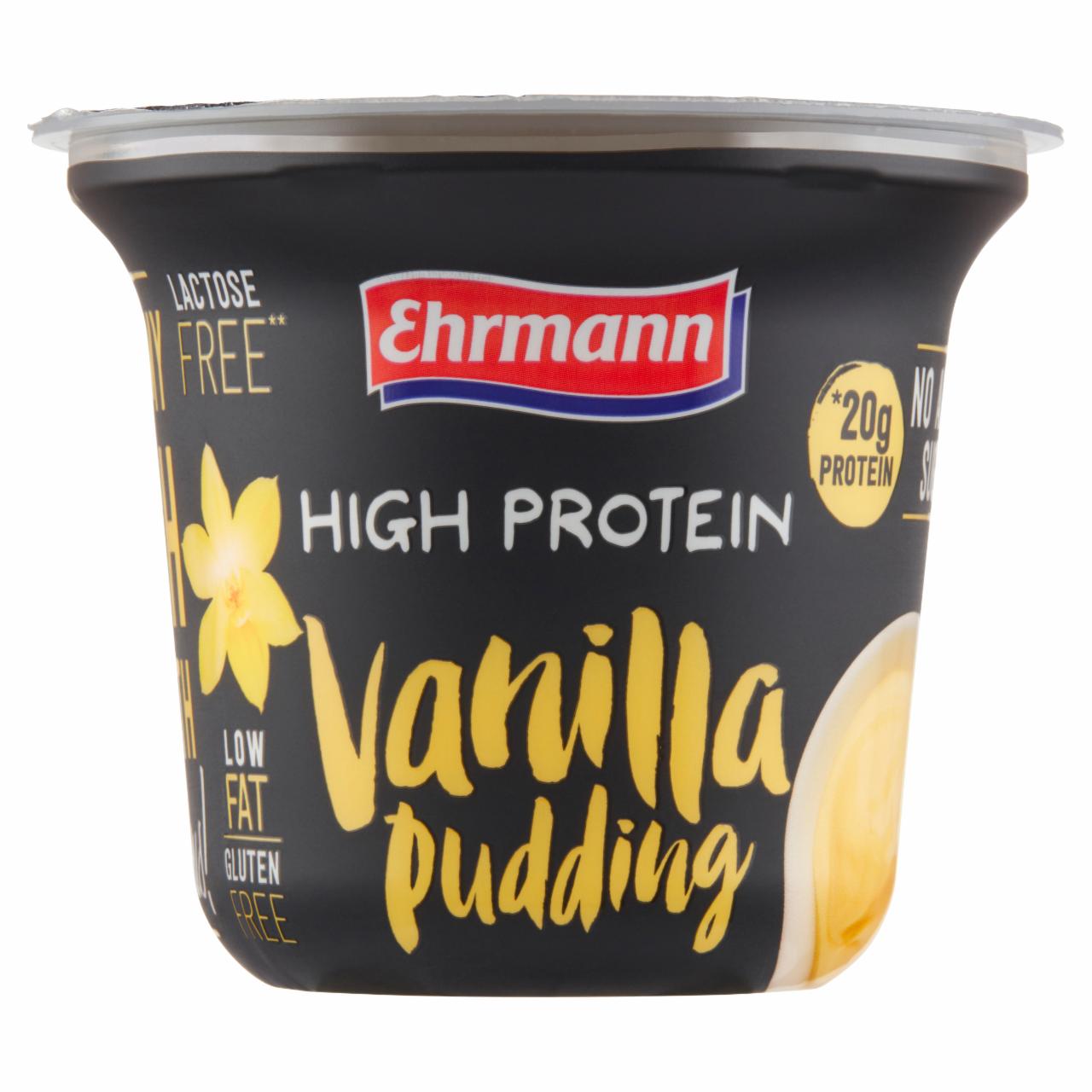 Képek - Ehrmann vaníliás protein puding édesítőszerekkel 200 g