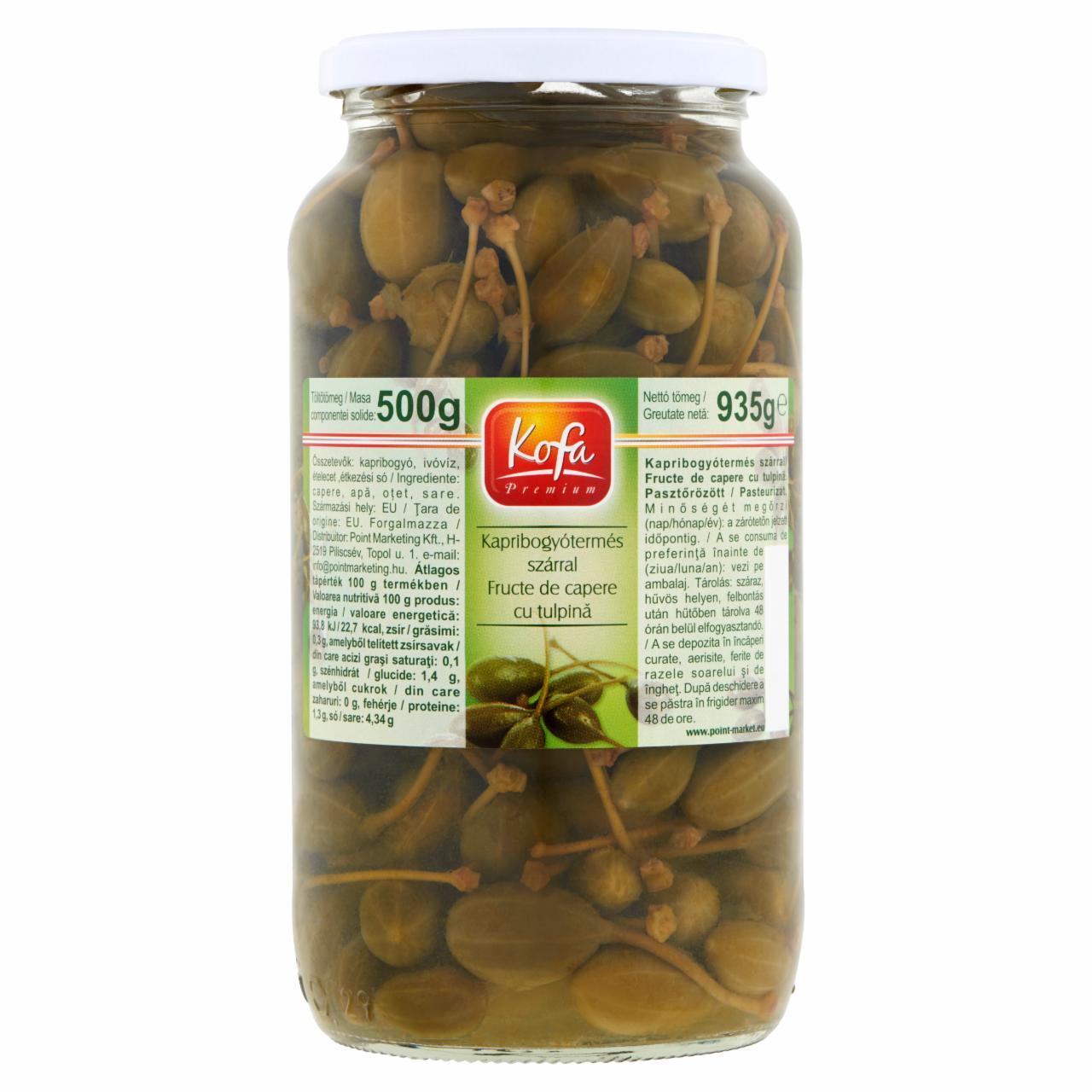 Képek - Kofa Premium kapribogyótermés szárral 935 g