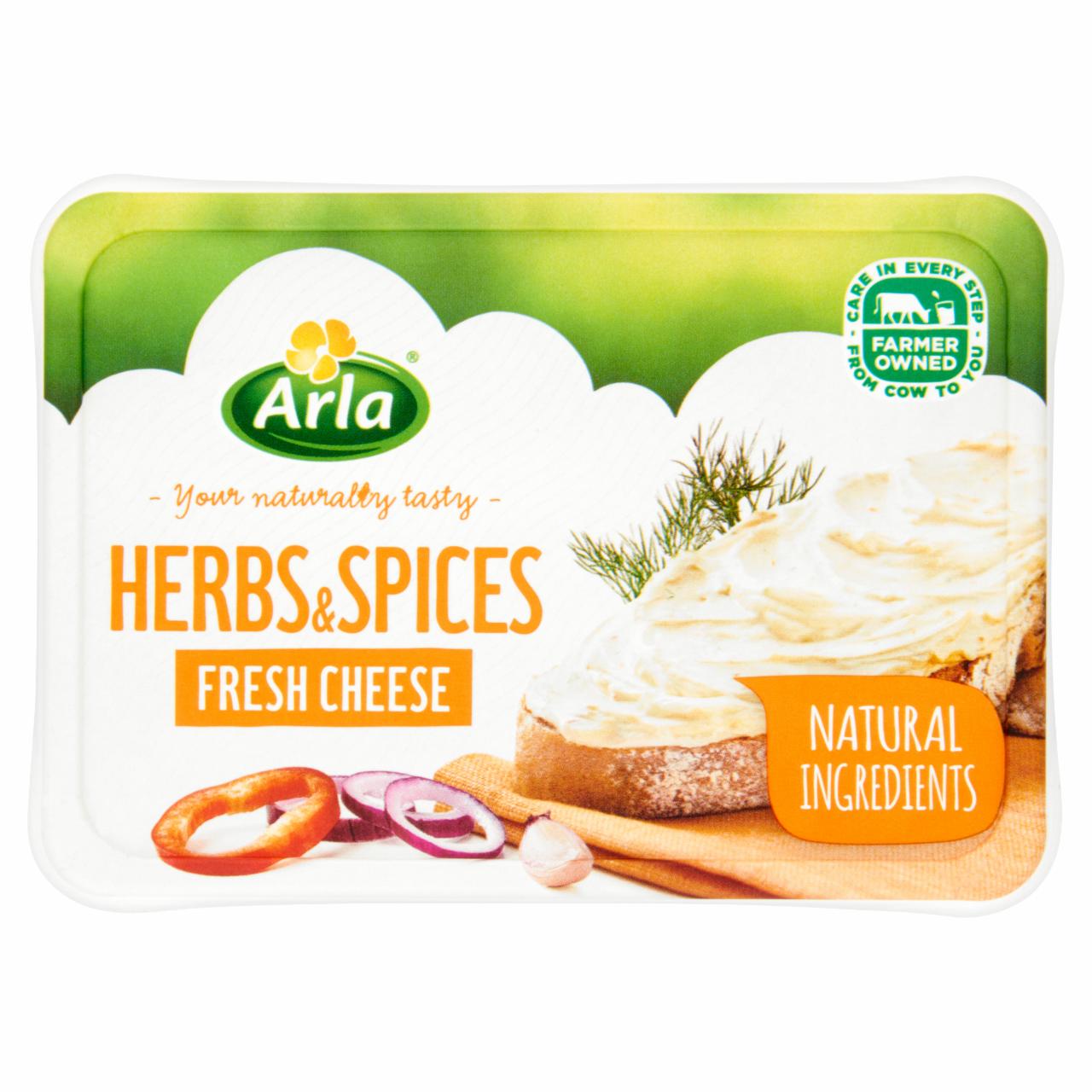 Képek - Arla friss, zsíros lágy krémsajt fűszerekkel 150 g