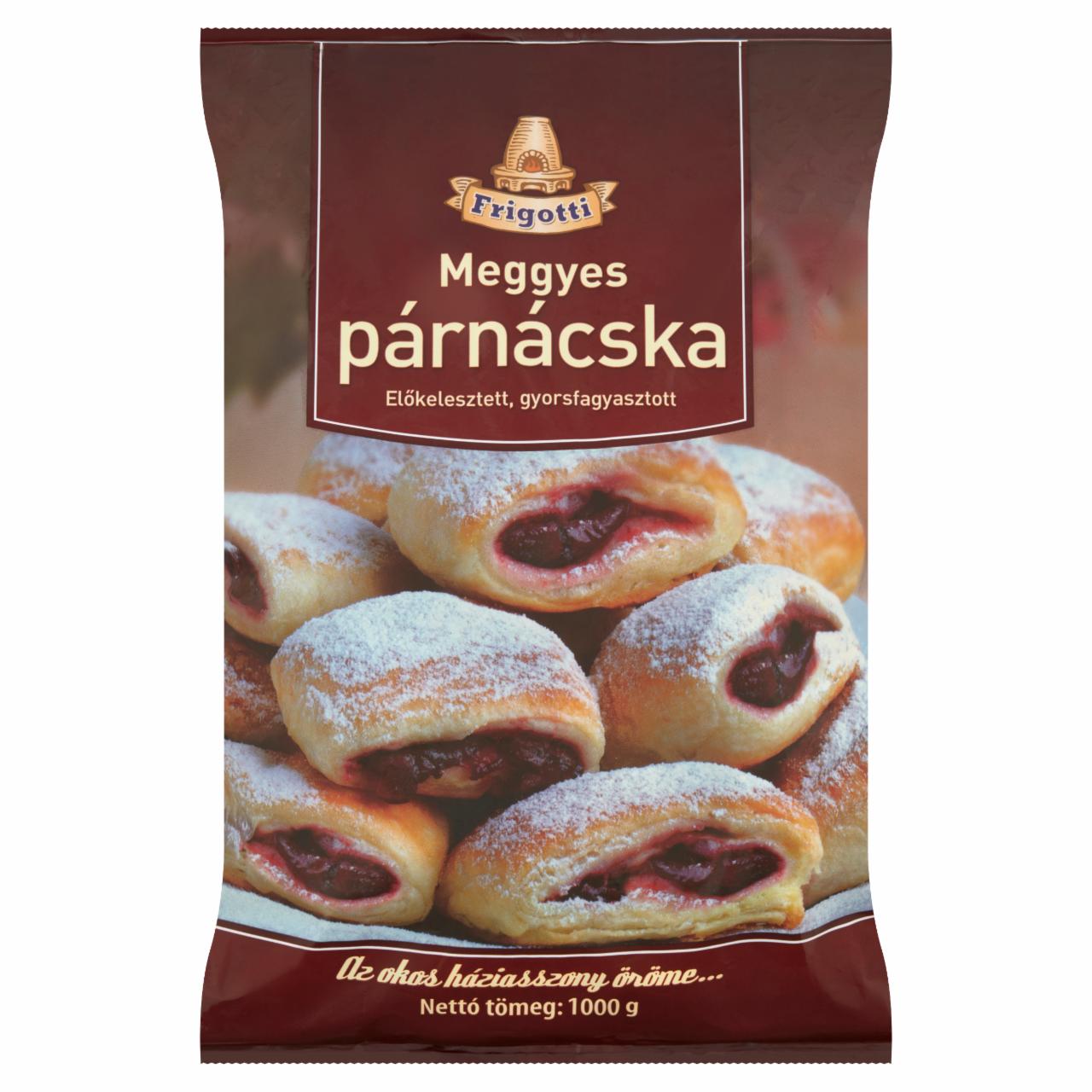 Képek - Frigotti gyorsfagyaszott, előkelesztett meggyes párnácska 1000 g