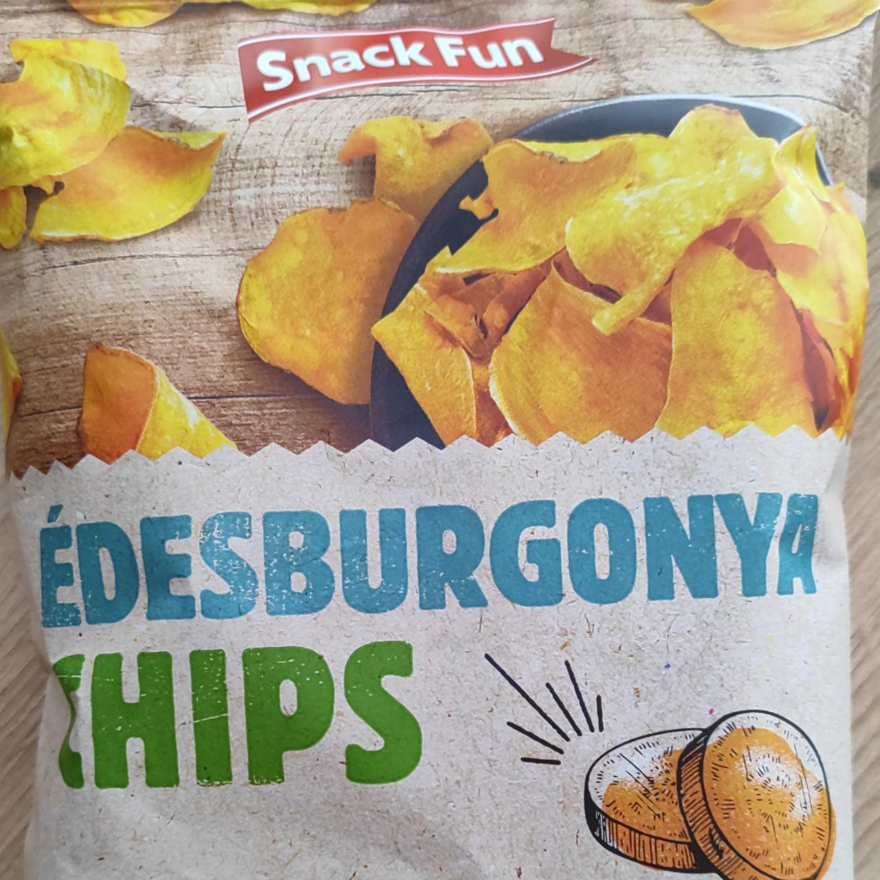 Képek - Édesburgonyachips Snack Fun