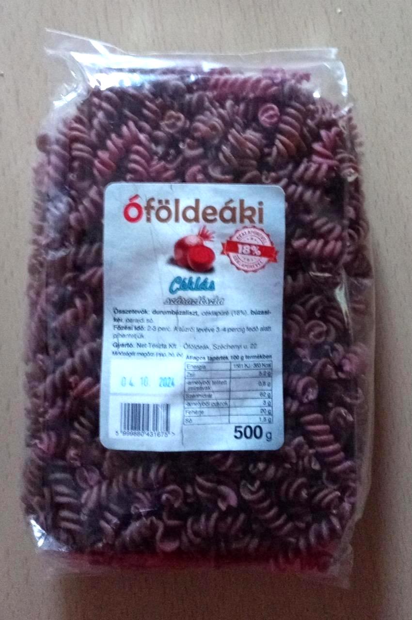 Képek - Céklás száraztészta Óföldeáki
