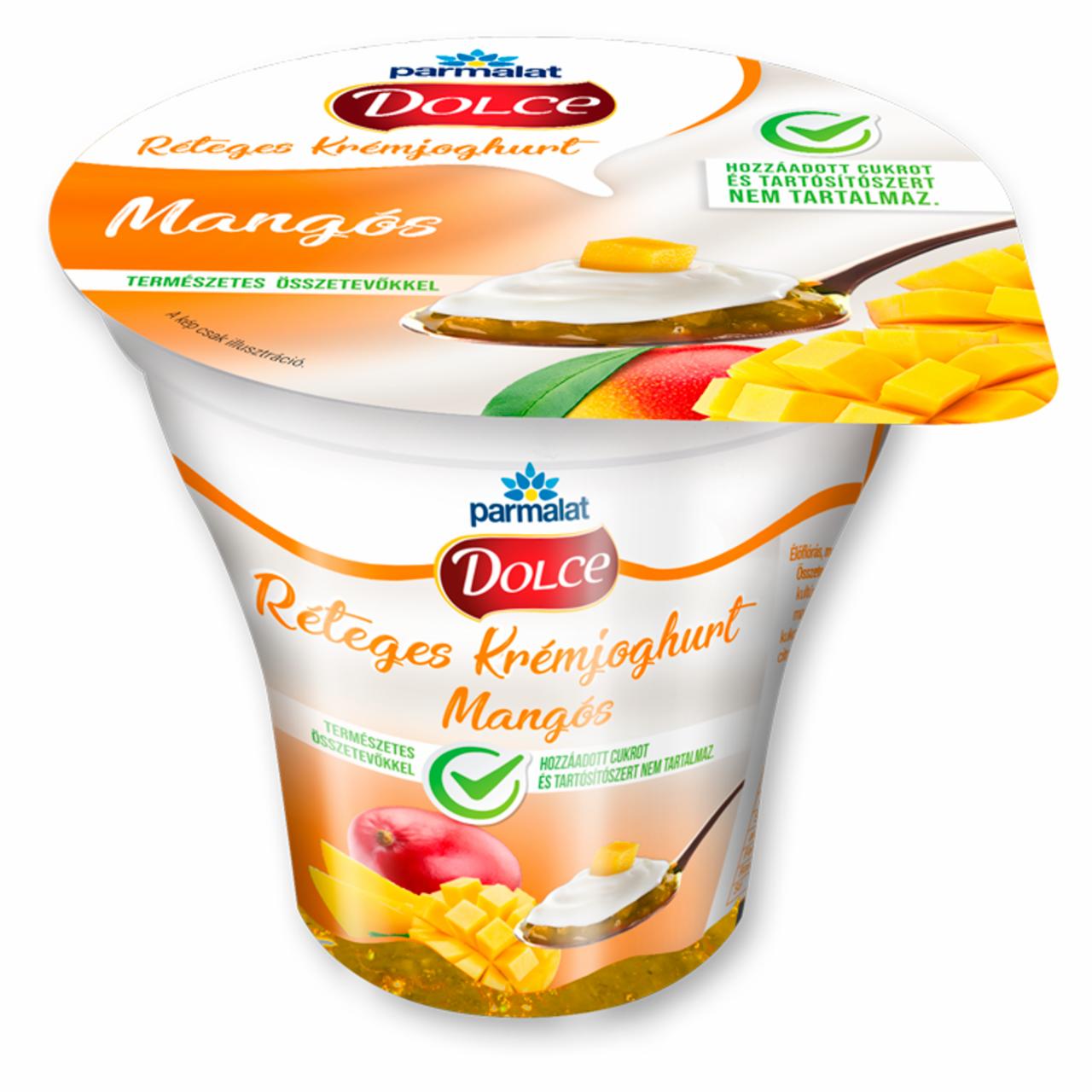 Képek - Parmalat réteges mangós krémjoghurt 180 g