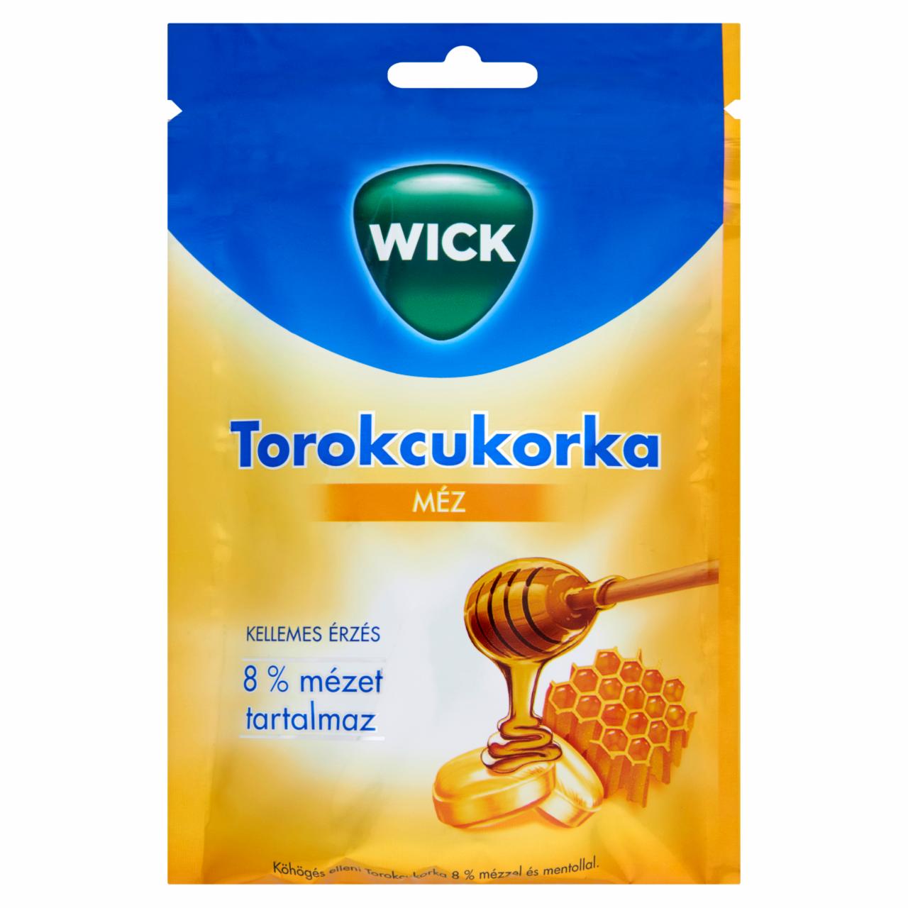 Képek - Wick mézes torokcukorka 72 g