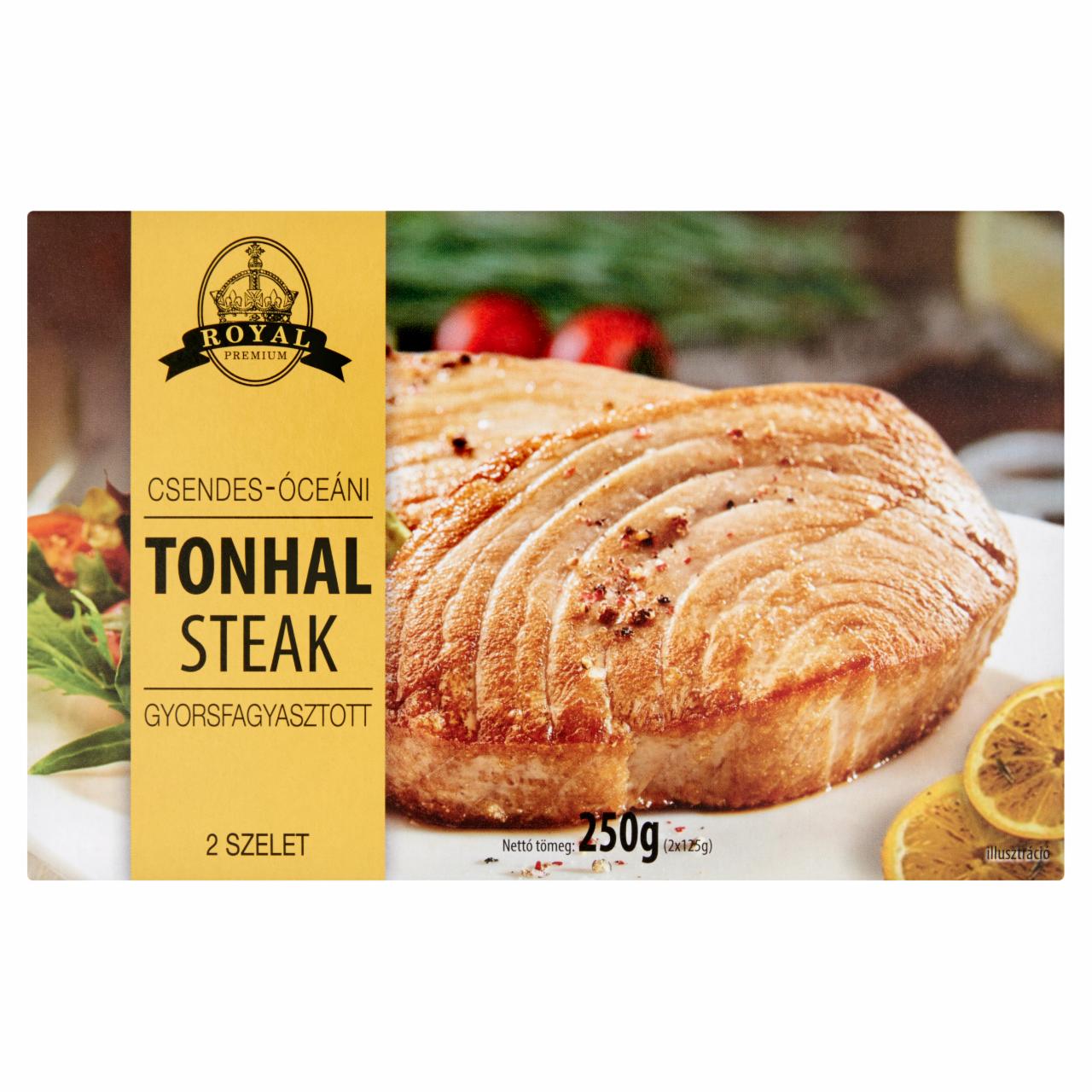 Képek - Royal gyorsfagyasztott csendes-óceáni tonhal steak 2 x 125 g (250 g)