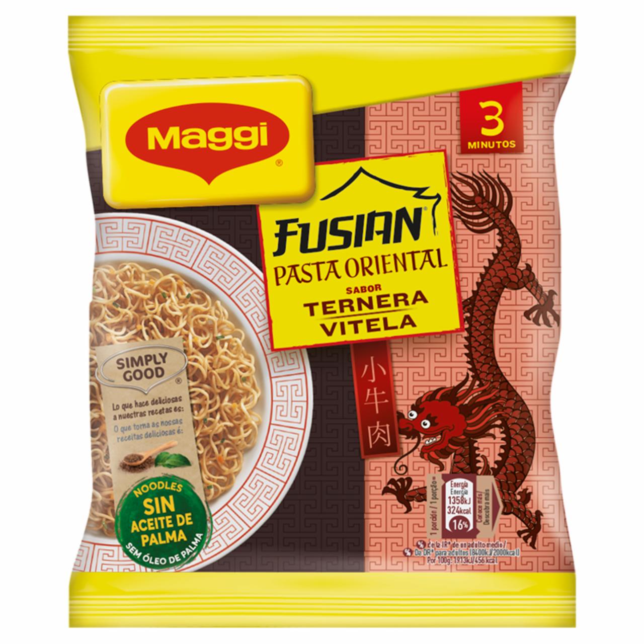 Képek - Maggi Pasta Oriental Marhahús ízű tészta 71 g