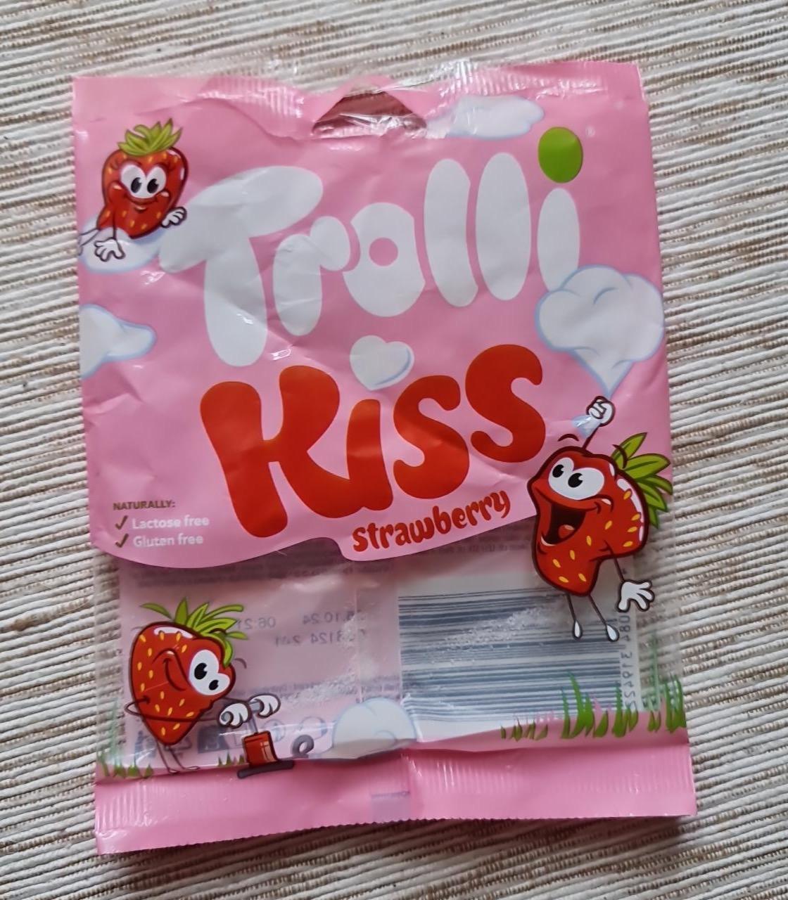 Képek - Trolli Kiss Strawberry habcukorka 100 g 