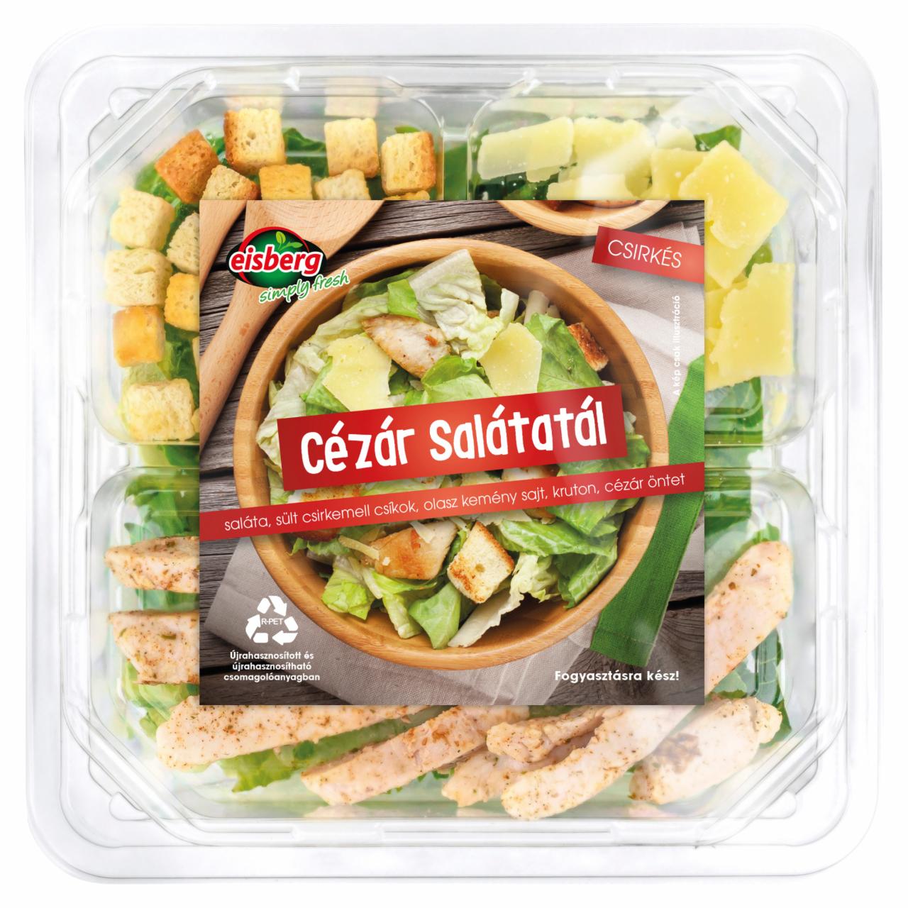 Képek - Eisberg csirkés Cézár salátatál 210 g