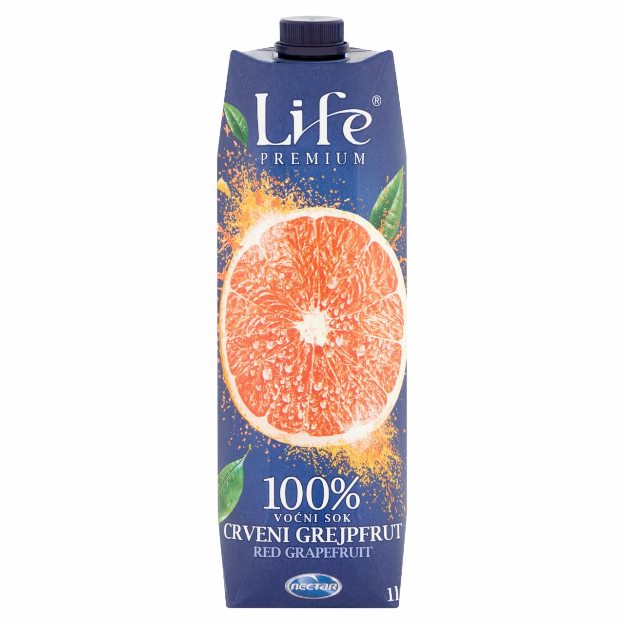 Képek - Life Premium 100% vörös grépfrút gyümölcsital 1 l