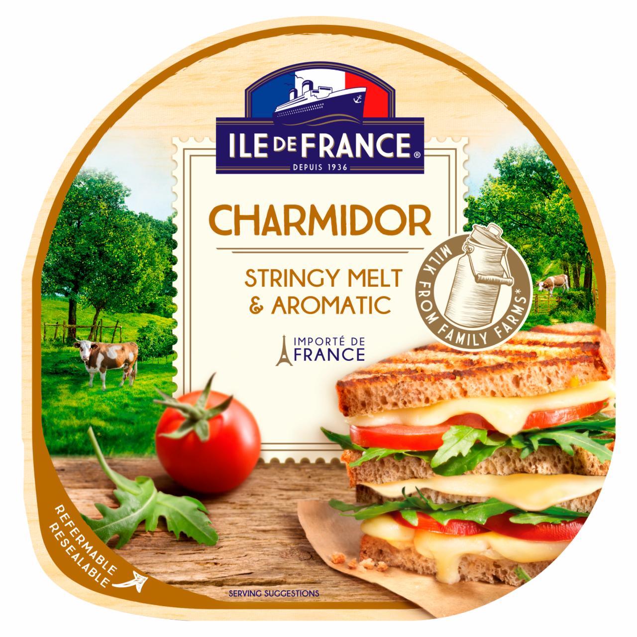 Képek - Ile de France Charmidor szeletelt zsíros félkemény sajt 100 g
