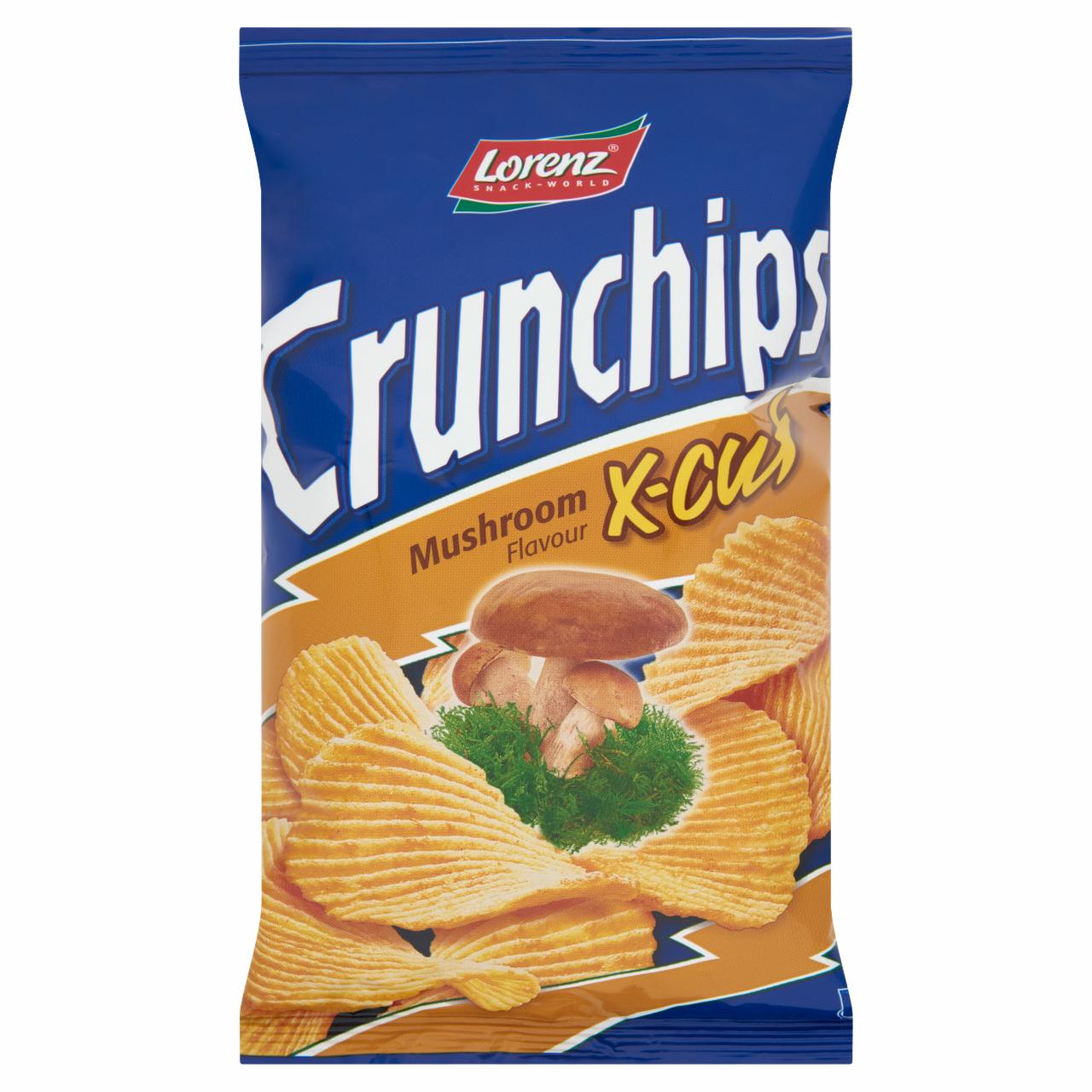 Képek - Lorenz Crunchips X-Cut burgonya chips gomba ízesítéssel 75 g