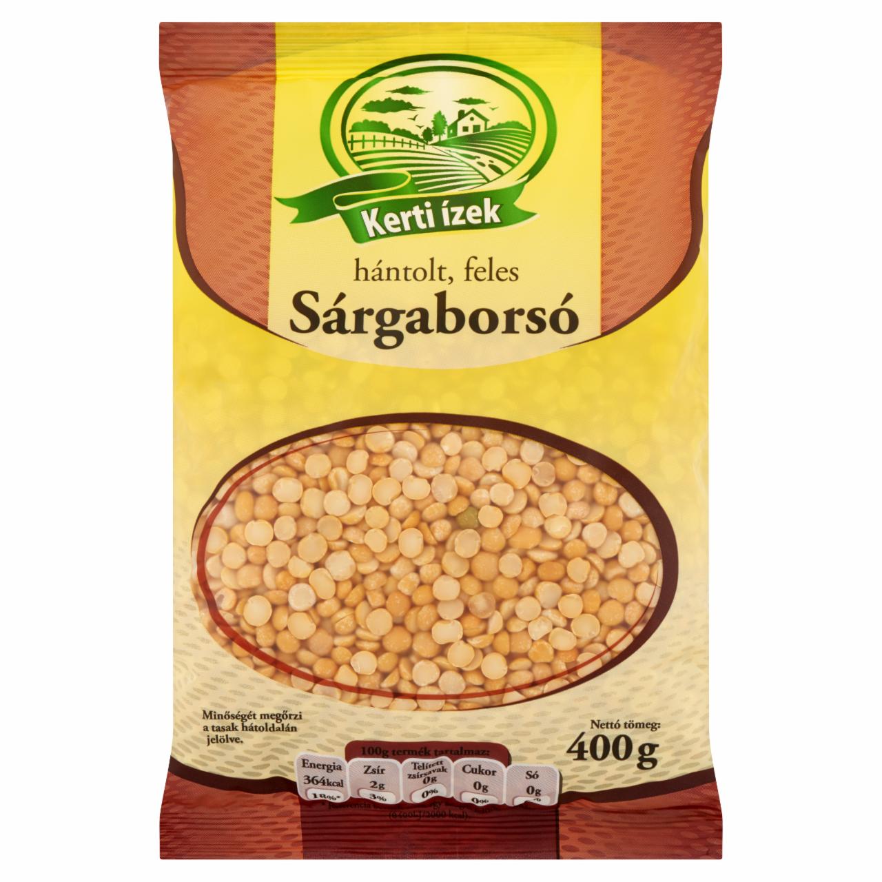 Képek - Kerti Ízek hántolt, feles sárgaborsó 400 g