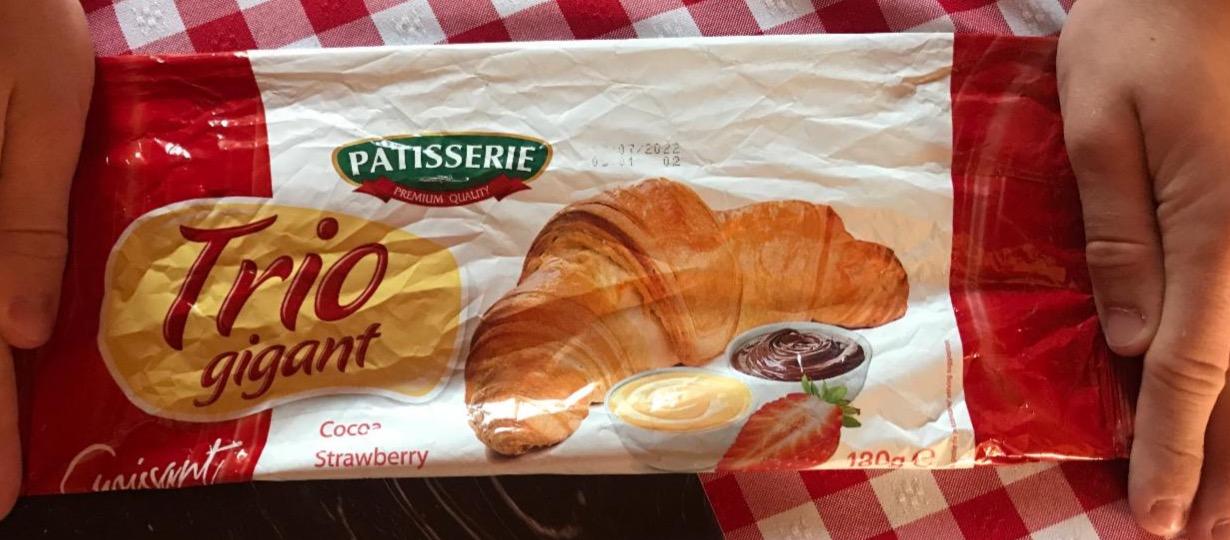 Képek - Gigant croissant Cocoa strawberry Trio