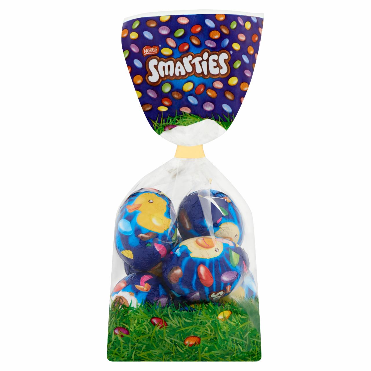 Képek - Smarties tejcsokoládé tojások tejcsokoládés cukordrazséval 8 db 140 g