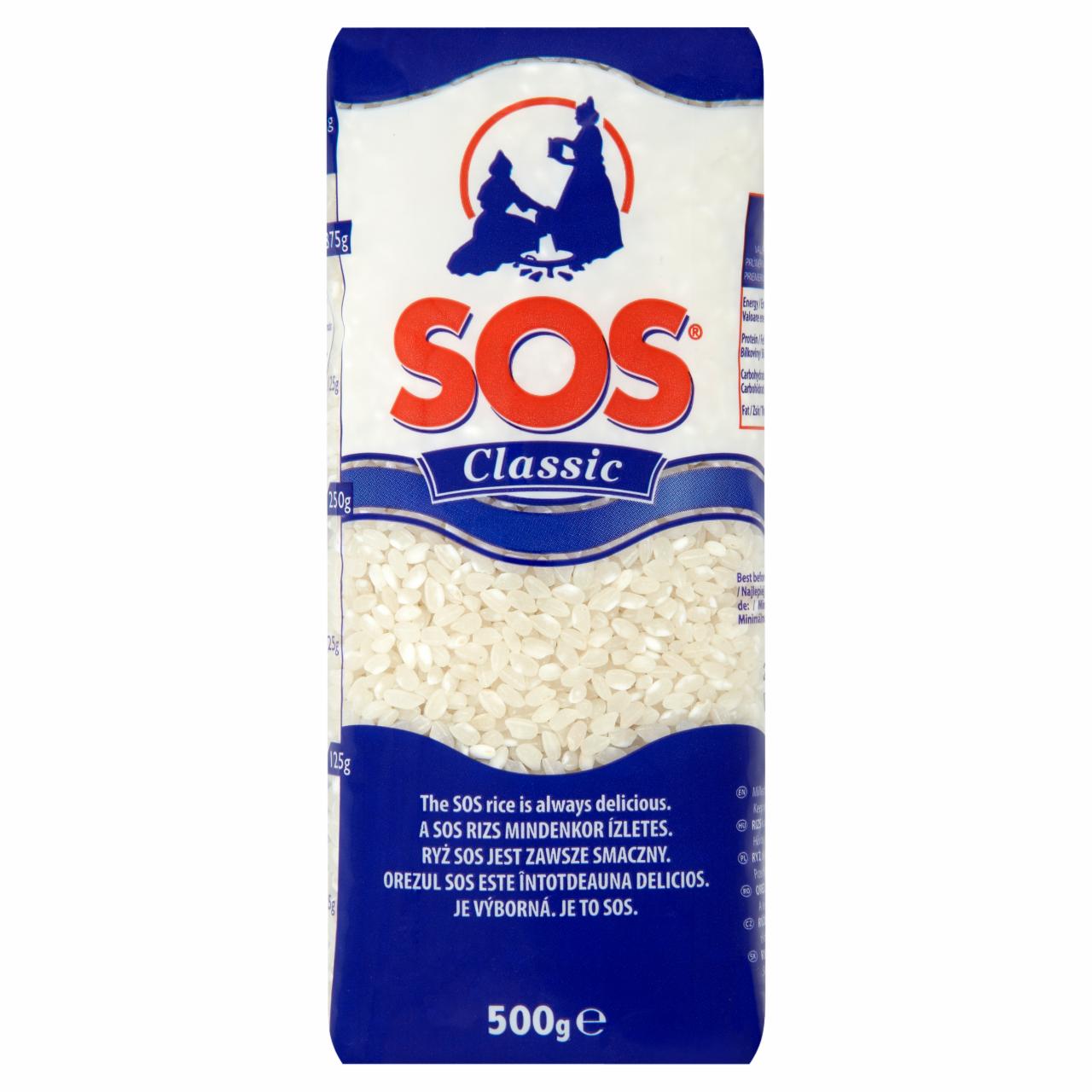 Képek - SOS Classic közepes szemű rizs 500 g