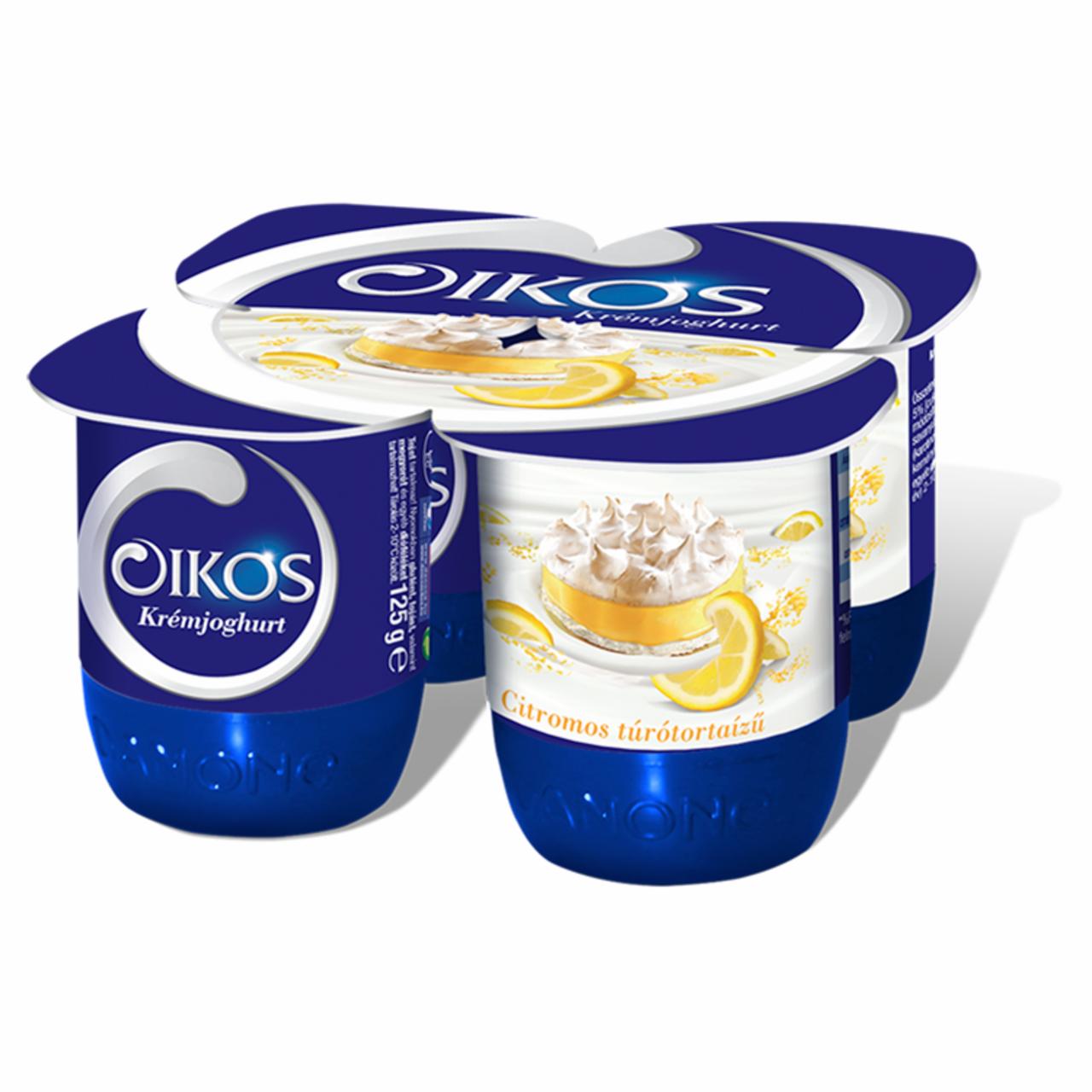 Képek - Danone Oikos Görög citromos túrótortaízű, élőflórás krémjoghurt 125 g