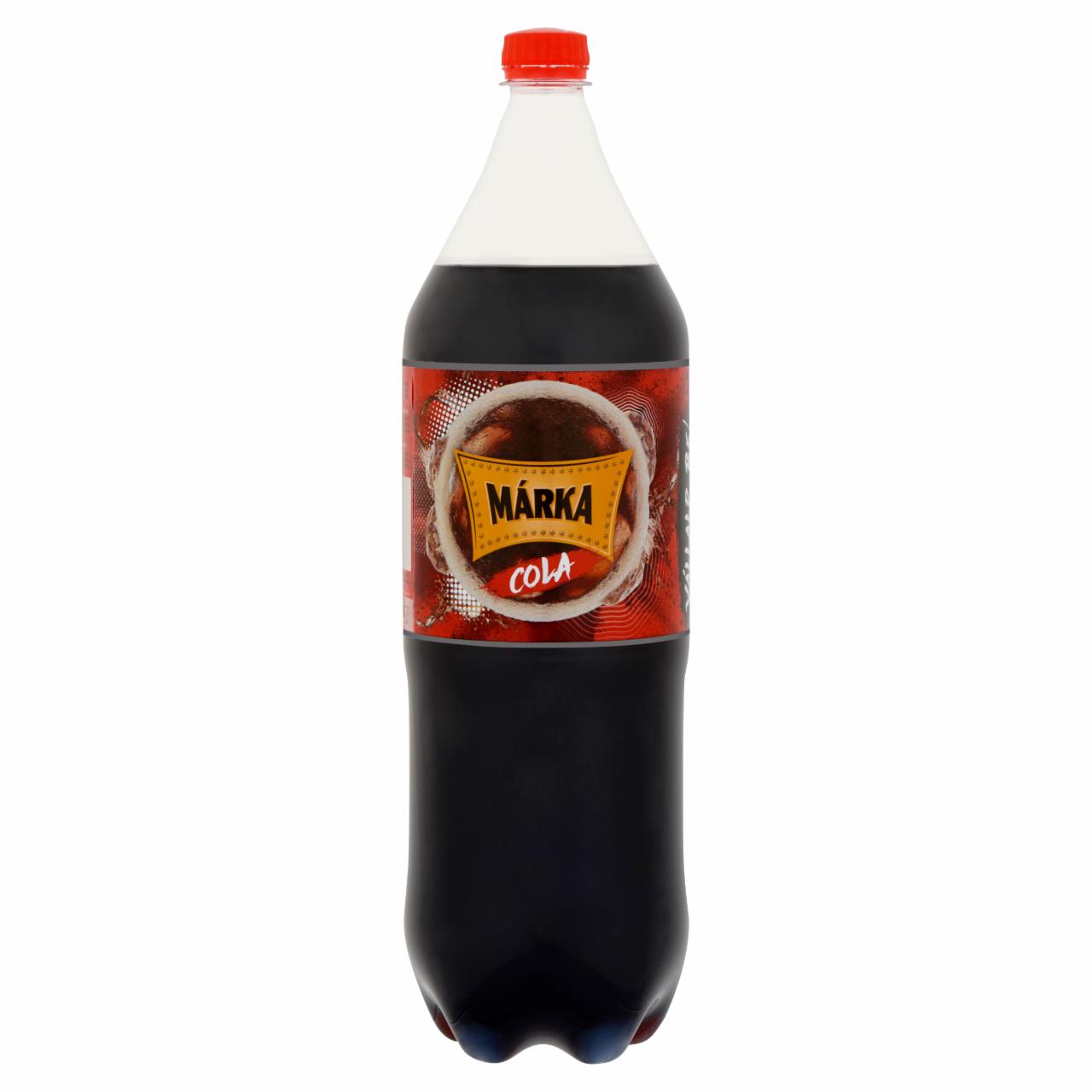 Képek - Márka cola ízű szénsavas üdítőital, cukorral és édesítőszerekkel 2 l