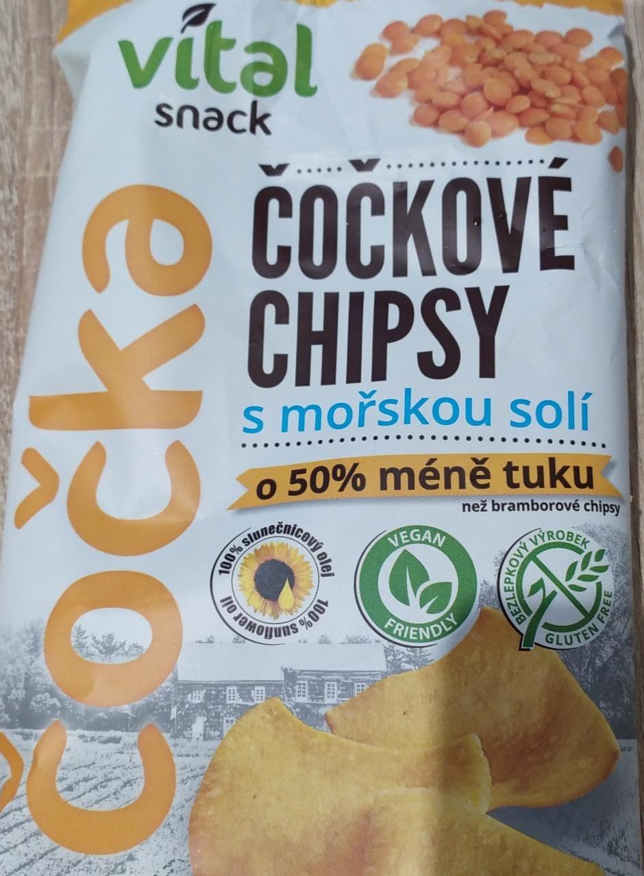 Képek - Čočkové chipsy s mořskou solí Vital snack
