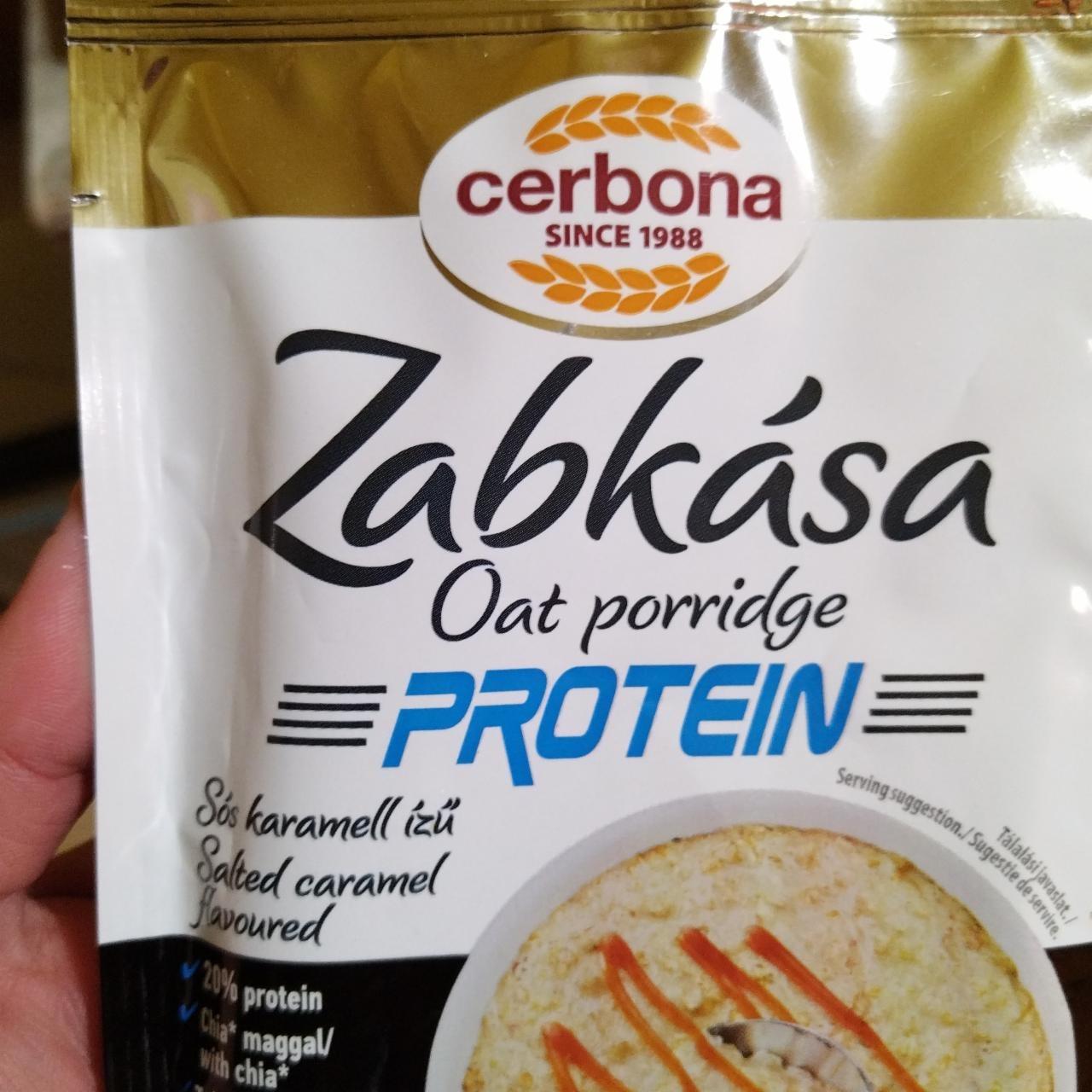 Képek - Zabkása protein sós karamell Cerbona