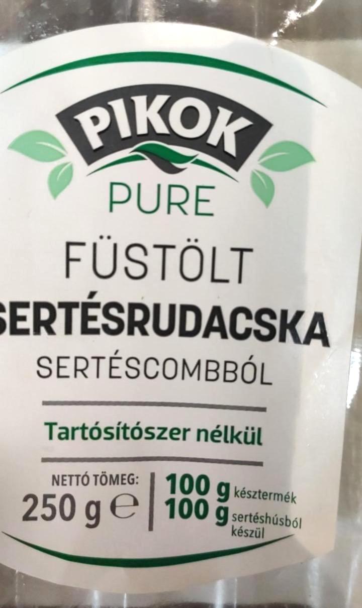 Képek - Füstölt sertésrudacska sertéscombból Pikok