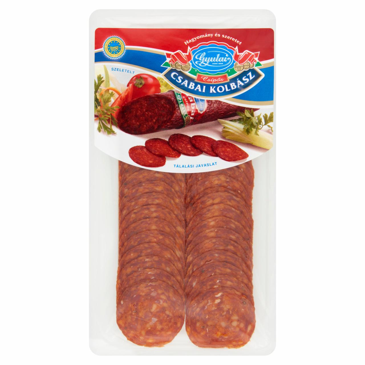 Képek - Gyulai szeletelt csabai kolbász 80 g