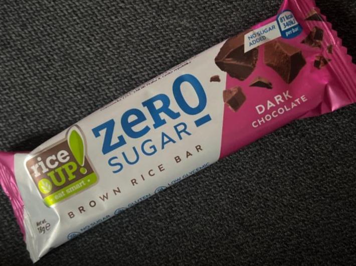 Képek - Brown rice bar dark chocolate zero sugar Rice up!