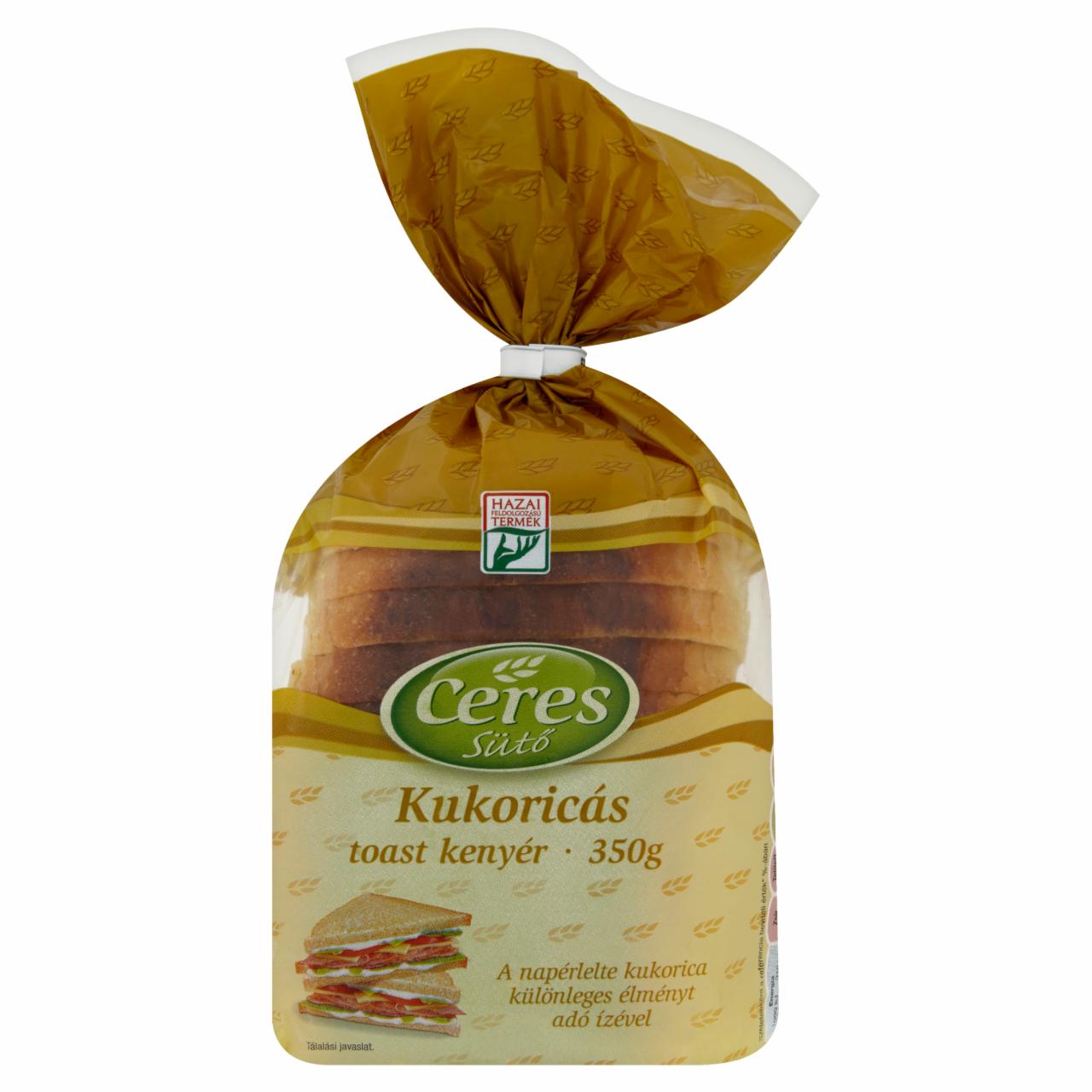 Képek - Ceres Sütő kukoricás toast kenyér 350 g