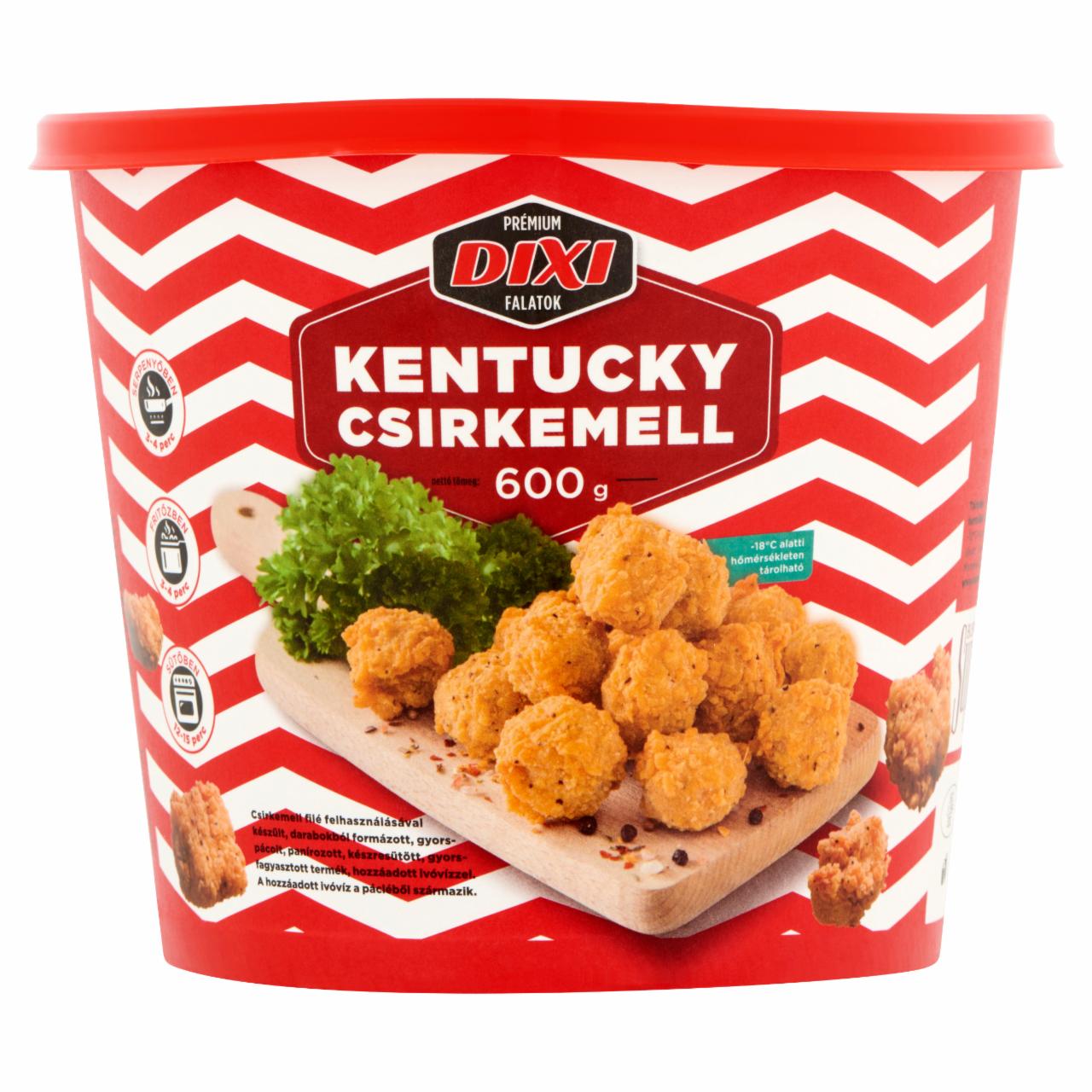 Képek - Dixi Prémium Falatok gyorsfagyasztott Kentucky csirkemell 600 g